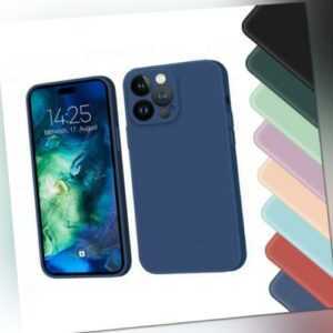 Hülle für Apple iPhone XR 11 12 13 14 15 Plus Pro Max Case Cover Schutz Silikon