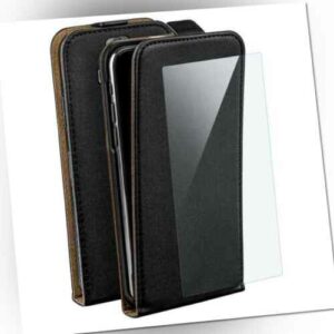Handy Tasche für HTC One M9 Plus Handyhülle Flip Case Schutz Hülle mit Folie
