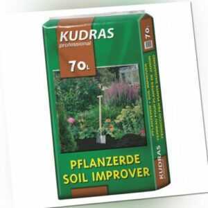 Kudras Pflanzerde 70L Blumenerde Pflanzenerde Gemüseerde Staudenerde Torferde