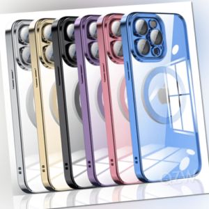 Hülle für iPhone 15 14 13 12 11 Pro Max Magsafe Handy Case Kamera Display Schutz
