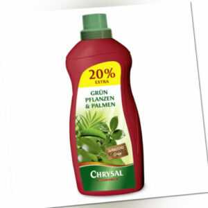 Chrysal Flüssigdünger für Grünpflanzen und Palmen 1200 ml Pflanzennahrung Dünger