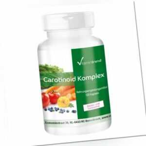 Carotinoid Komplex - 120 Kapseln, Antioxidantien für 2 Monate VEGAN Vitamintrend