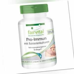 Probiotikum Pro Immun mit Bakterienkulturen 90 Kapseln zeitverzögert | fairvital