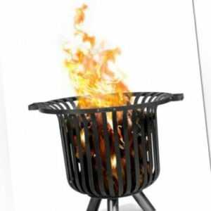 Feuerkorb Verona 60cm Feuersäule Garten Feuerschale Ofen Terrasse Lagerfeuer