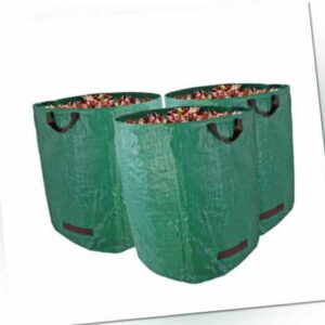 3er Set Gartenabfallsack 272 Liter Doppelnaht Gartensack Laubsack Kompost 272L