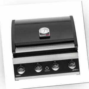 Grandhall Einbau-Gasgrill Premium G4 Built-In 4 Brenner 14 kW K04000306A