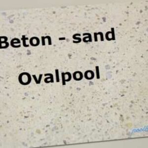 Beckenrandsteine Beton Pool oval Poolumrandung Ovalpool Umrandung Betonsteine