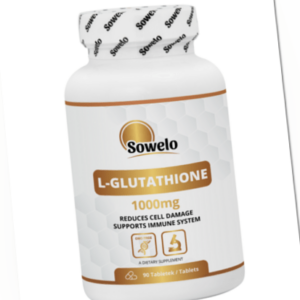 SOWELO L-GLUTATHION 1000mg ANTIOXIDANT REDUZIERT ZELLSCHÄDEN IMMUNUNTERSTÜTZUNG