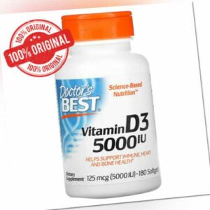 Vitamin D3 5000 IU  180-360-720 Softgels Top Qualität Top Preis