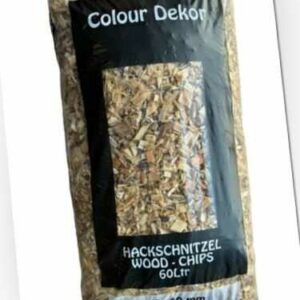 Colour Dekor Holzhackschnitzel Hackschnitzel Mulch 24x60 L 10-40 mm