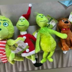 Weihnachten Grinch Tier Hund Gefüllte Puppe Weihnachten Dekorationen Geschenk`