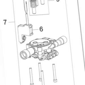 Nilfisk Pumpengehäuse Pumpen Kit Set mit Kolben C 110.7, 120.6, 120.7, 125.7