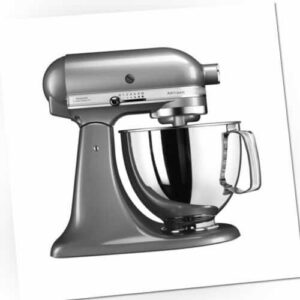 KitchenAid 5KSM125ECU Artisan Küchenmaschine Kontur-Silber 4,8L Direktantrieb