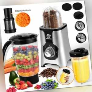 9-IN-1 Standmixer Smoothie Maker Set Blender Kaffeemühle Eisbrecher 22000 U/min