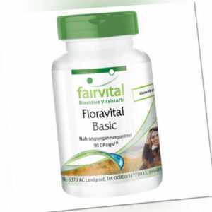 Probiotikum Floravital Basic - 90 Kapseln, 16 Mrd. Bakterienkulturen | fairvital