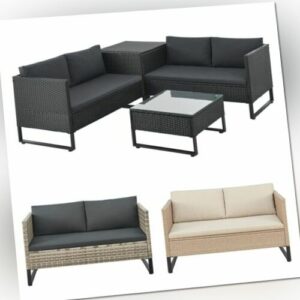 Polyrattan Gartenmöbel Set Lounge Terrassenmöbel Sitzecke Sitzgruppe Juskys®