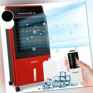 Mobiles Klimagerät Luftkühler 4in1 Ventilator Luftbefeuchter Lutfreiniger Rot