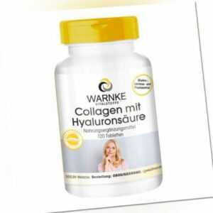 Collagen 750 mg - 120 Tabletten mit Hyaluronsäure und Vitamin C | Warnke
