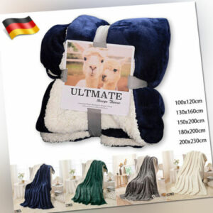 Kuscheldecke Decke Sofa Flanell Fleecedecke Dicke Wolldecke