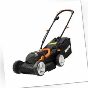 WORX WG779E  Akku Rasenmäher 40V Max (2x20V) Li-Ionen, 34cm kabellos 2,5Ah Akkus