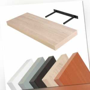 Wand-Regal Wand-Board Bücher-Regal Holz-Optik schwebend 23,5 bis 118 cm farbwahl