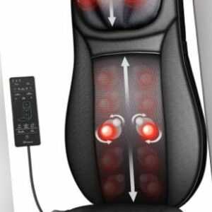 SNAILAX Nacken- und Rückenmassagegerät mit Wärme, Rollenmassagegerät SL-233