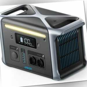 Anker 757 Power Station tragbare Solargenerator 1229Wh LiFePO4 Akku für Camping