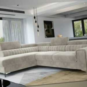 Ecksofa CARLA Schlaffunktion mit Bettkasten Eckcouch Couchgarnitur Sofa Couch