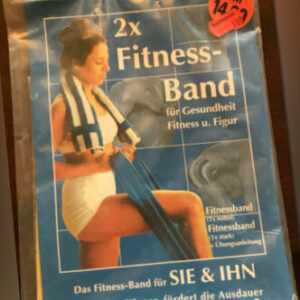 2x Fitness-Band für Gesundheit Fitness und Figur 1 mittel 1 stark für SIE & IHN