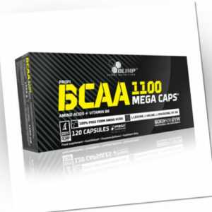 Olimp BCAA 1100 Mega Caps 120 Kapseln Aminosäuren Leucin Isoleucin Valin