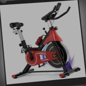 Heimtrainer LCD Indoor Cycling Fitness Bike Fahrrad Trimmrad Hometrainer  Rot