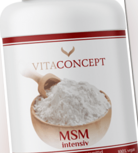 MSM I 2000 mg hochdosierter organischer Schwefel I 365 Tabletten I VITACONCEPT