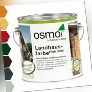 OSMO Landhausfarbe Holzfarbe Deckfarbe Holzöl Holzschutz Farbe außen 2,5 L
