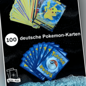 100 verschiedene Pokemon Karten inklusive 5 Holo Karten Deutsch (keine doppelt)