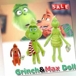Weihnachtsfreak Grinch Plüsch Puppen Plüschtiere Kuscheltier Figur Film Neu