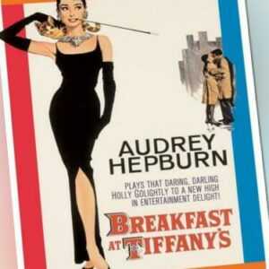 Audrey Hepburn Film Metall Wandschild (2 Größen - Jumbo/Super Jumbo)