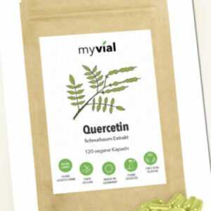 Quercetin 120 Kapseln vegan hochdosiert | Vorrat für 4 Monate | Made in Germany