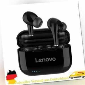 Kopfhörer Bluetooth 5.0 Lenovo LP1s Ohrhörer Headset Touch Control mit Ladebox..