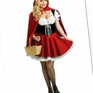 C24  Damen Kostüm Rotkäppchen Kleid Riding Hood Größe S 34-36 Halloween Karneval