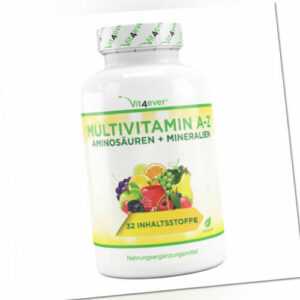 Multivitamin A-Z 365 Tabletten - 32 Wirkstoffe - Vitamine Mineralien no Kapseln
