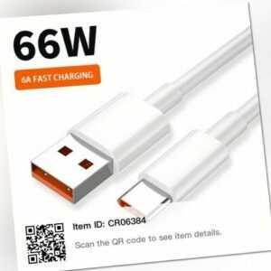 66W 6A Super Fast Charing USB Type C Cable Data Cord For Android Phone...