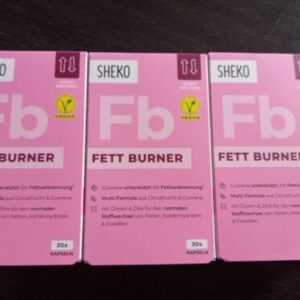 SHEKO Fett Burner- 90 Kapseln, kraftvolle Formel für Maximale Fettverbrennung!!