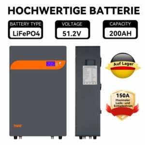 10 Kwh 51,2 V Pow-lio51200-150a Solar-speicher-lifepo4-lithiumbatterie, Brandne