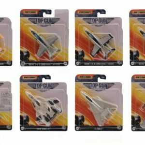Mattel Matchbox Skybusters - Top Gun Spielzeugflugzeuge Düsenjäger Jets Maverick