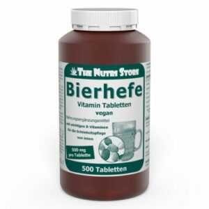 Bierhefe 500 mg Vitamin Tabletten 500 Stk. mit B-Vitaminen - PZN: 00105242