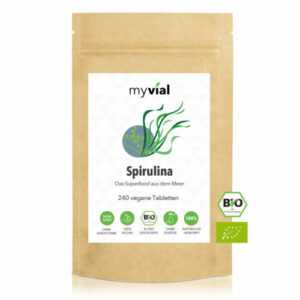 Bio Spirulina Tabletten Presslinge Bio 240 Stück vegan 500mg | 40-Tage-Vorrat