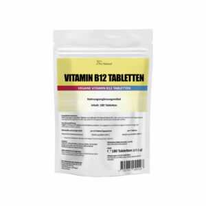 Vitamin B12 - 180 Tabletten à 400 mcg - Vegan Methylcobalamin hochdosiert B 12