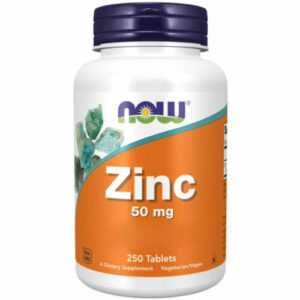 NOW FOODS, 50mg  ZINC 2x250Tab. Immunsystems