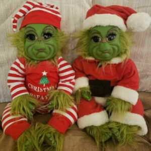 Weihnachten Grinch Puppen Gefülltes Plüschtier Kinder Geschenke Wohnkultur DE
