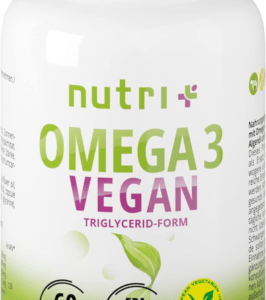 Omega 3 Vegan - 600Mg DHA + 300Mg EPA - 1100Mg Essentielle O3-Fettsäuren, 60 St.